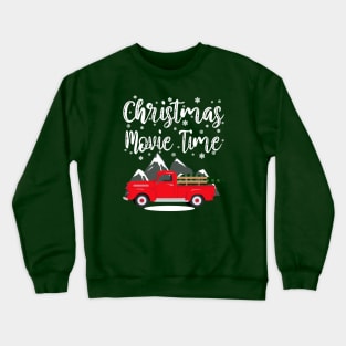 Christmas Movie Night Crewneck Sweatshirt